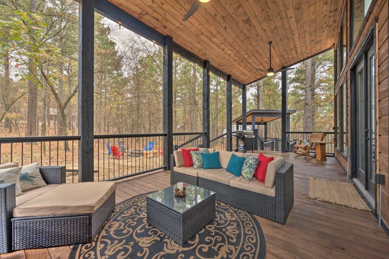 Luxury Cabin In The Woods With Hot Tub And Yard Games! Broken Bow Exterior photo